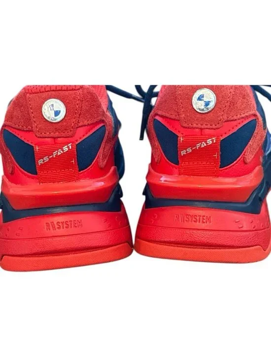 BMW M Motorsport Sneakers Shoes Mens 8.5 Blue Red Running System - Picture 5 of 14